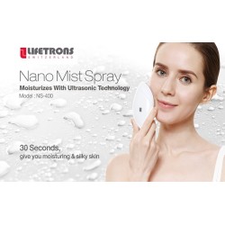 Lifetrons Beauté Nano Mist Spray -💦 Moisturizes with Ultrasonic Technology NS-400-WH