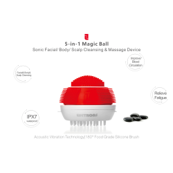 CM-500A❤️ 5-Product-in-One Hard & Soft Head/Face/Body Onmi-Functional Massager and Deep Cleanser