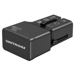 LIFETRONS✈️ 20W Travel Adapter Mini portable 1-Type-C 1-USB Charge Cable Over Countries 100-240V Converter